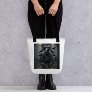 Tote bag – Walking With My Darkness Artwork Design