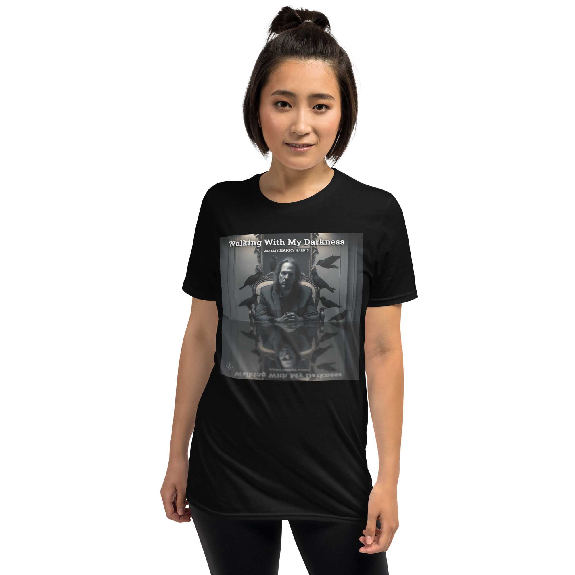 Short-Sleeve Unisex T-Shirt - Walking With My Darkness Artwork Design
