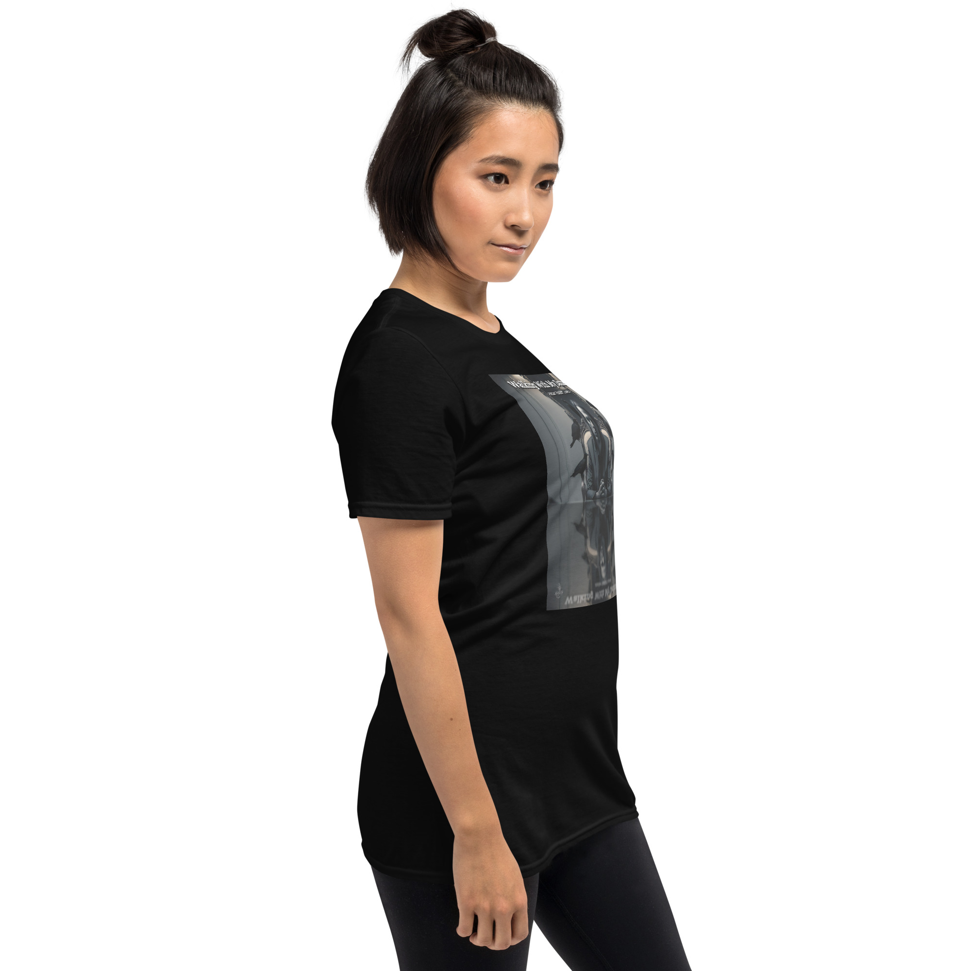 Short-Sleeve Unisex T-Shirt - Walking With My Darkness Artwork Design - Image 2