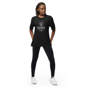 Unisex performance crew neck t-shirt – Exclusive JHH Logo White Text